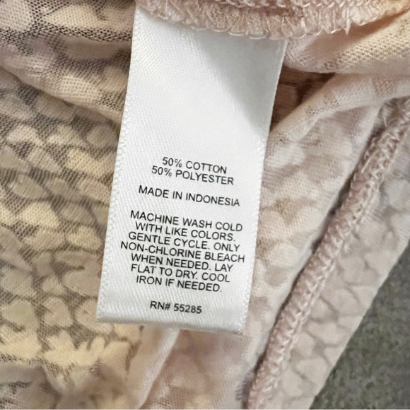 Express Women's Long Sleeve Lace Top - Light Pink - Picture 6 of 6